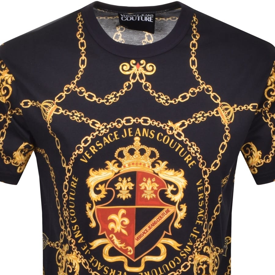 Alternative Image for ProductVersace Jeans Couture Logo T Shirt Black2